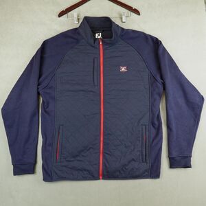 FootJoy Jacket Mens XXL Navy Hybrid Quilted Full Zip Performance Golf Casual